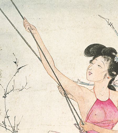 广安市-胡也佛的仕女画和最知名的金瓶梅秘戏图